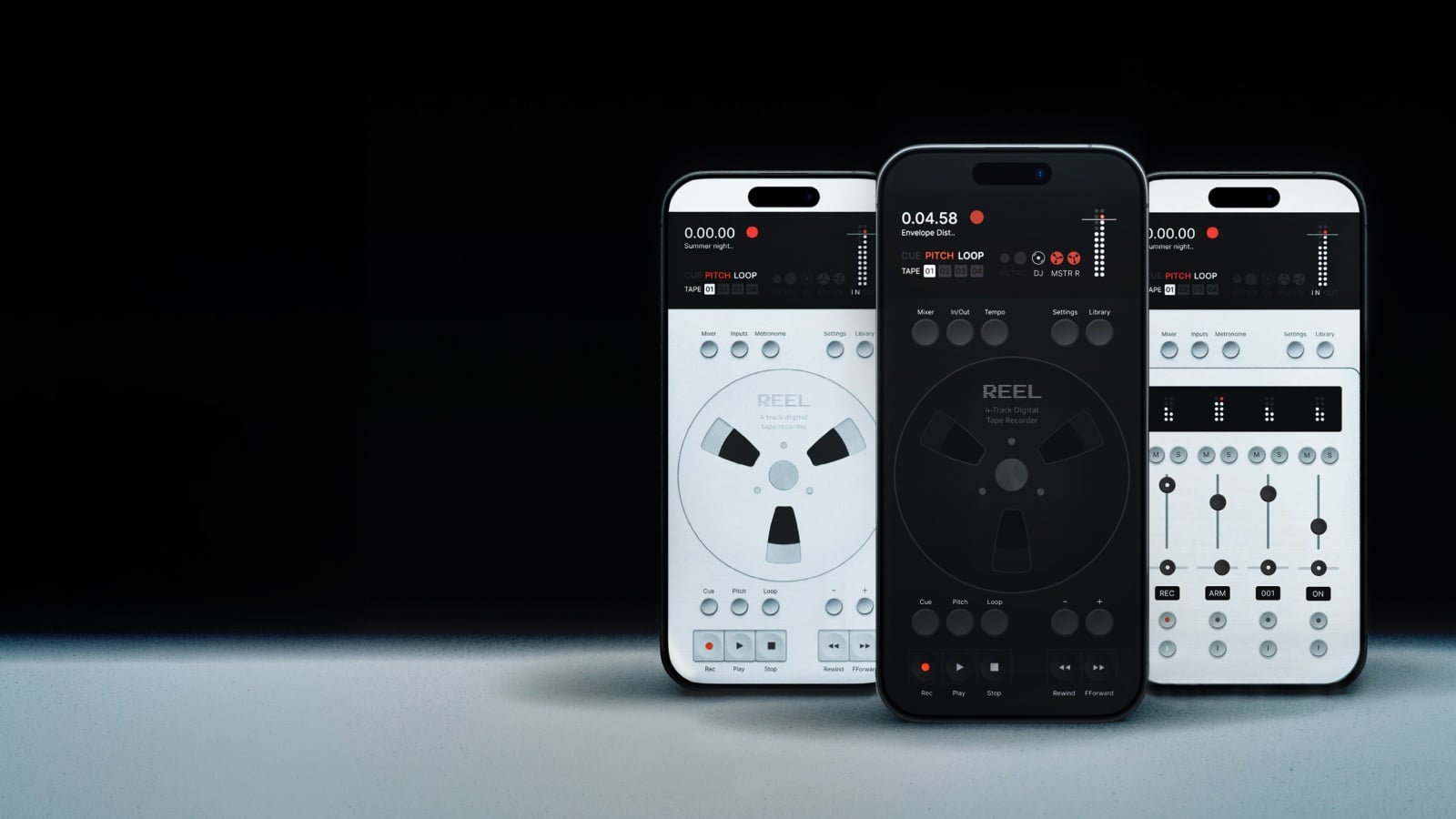 Start recording. Pocket multitrack. Anywhere you go.